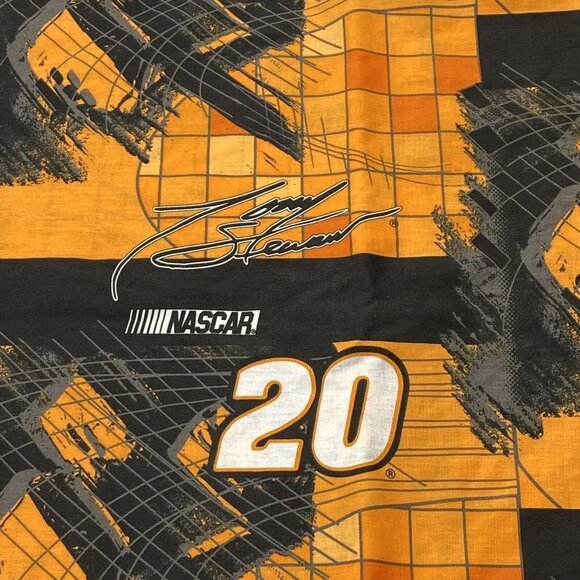 Tony Stewart Pillow Sham NASCAR #20 Orange Black Standard Size 26x20 Springs - Picture 2 of 10